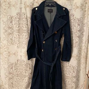 Double breasted Jean trench jacket 18/20